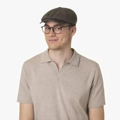 8 Panel Ipswich Flatcap By Lierys -Stetson Speichern 8 Panel Ipswich Flatcap by Lierys.60788 8