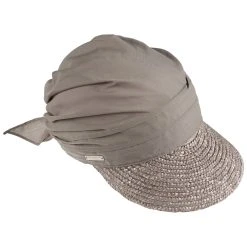 Ansali Strohvisor Cap By Seeberger -Stetson Speichern Ansali Strohvisor Cap by Seeberger grau.33285 1rf13