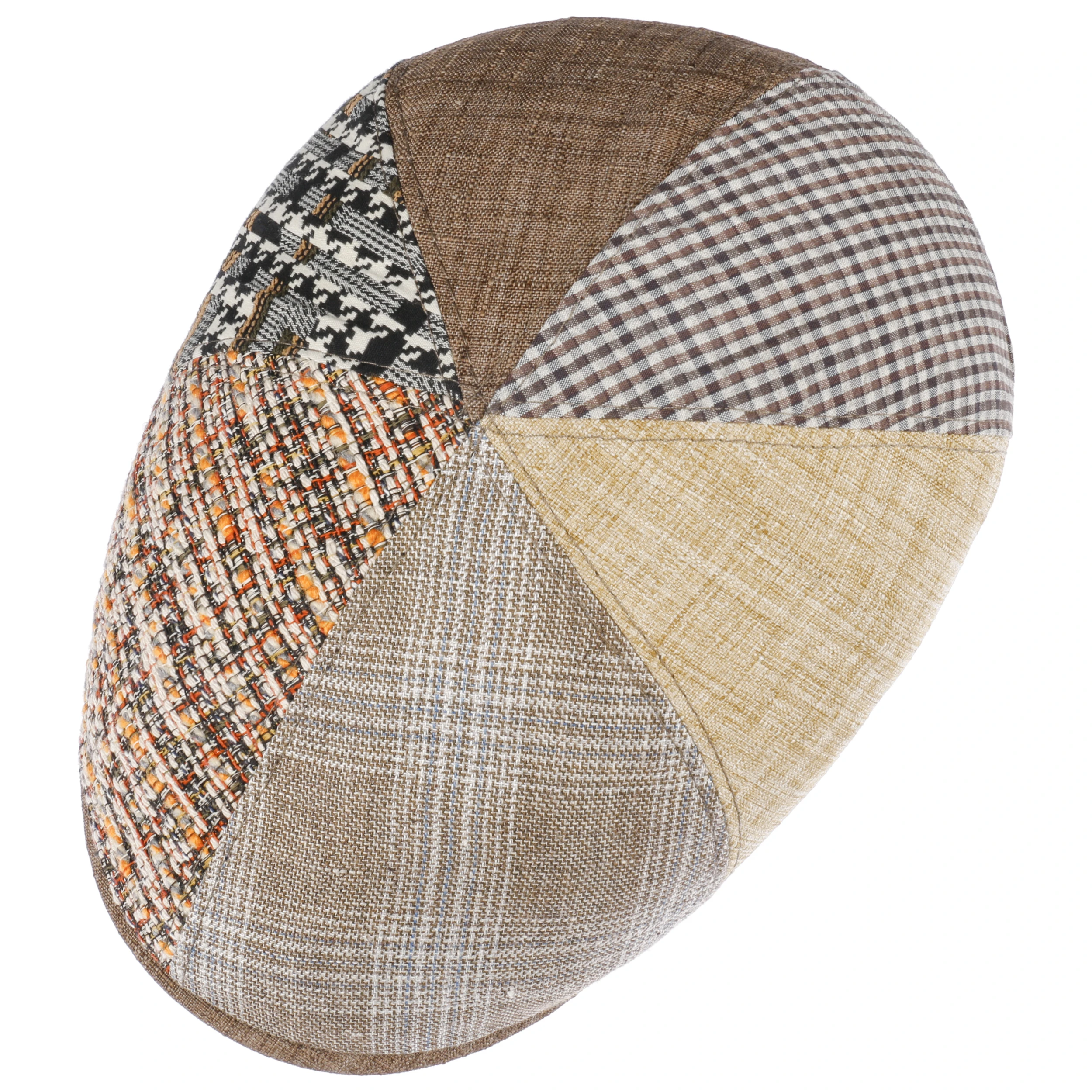 Avana Patchwork Flatcap By Lierys Gold 3 Avana Patchwork Flatcap By Lierys Gold
