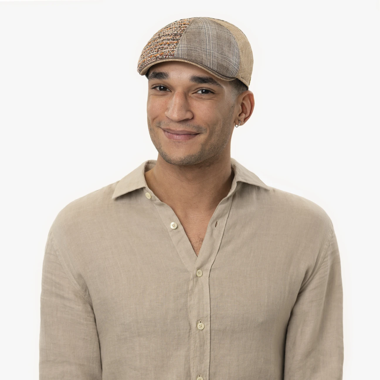Avana Patchwork Flatcap By Lierys Gold 6 Avana Patchwork Flatcap By Lierys Gold – Bild 4
