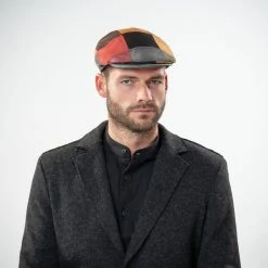 Capri Bic Leder Patchwork Flatcap By Lierys -Stetson Speichern Capri Bic Leder Patchwork Flatcap by Lierys.51667 8