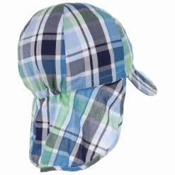 Checked UV-Schutz Kindercap By Döll -Stetson Speichern Checked UV Schutz Kindercap by Doell blau gruen.47151 3rf225