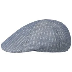 Classic Stripes Leinen Flatcap By Lipodo -Stetson Speichern Classic Stripes Leinen Flatcap by Lipodo denim.61437 rf38