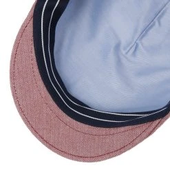 Hutshopping Coolmax Herringbone Flatcap -Stetson Speichern Coolmax Herringbone Flatcap rot.61960 2rf3