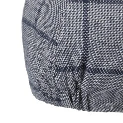 Cotton Check Flatcap By Lipodo -Stetson Speichern Cotton Check Flatcap by Lipodo blau meliert.61438 4rf36