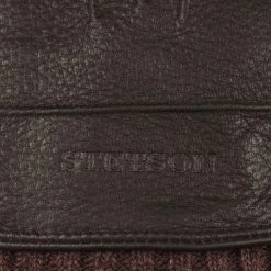 Deer Cashmere Lederhandschuhe By Stetson -Stetson Speichern Deer Cashmere Lederhandschuhe by Stetson dunkelbraun.52531 4rf17