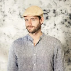 Delamon Flatcap Mit Leinen By Lierys -Stetson Speichern Delamon Flatcap mit Leinen by Lierys.57115 8
