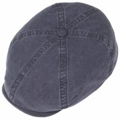 Delave Organic Cotton Flatcap By Stetson -Stetson Speichern Delave Organic Cotton Flatcap by Stetson blau.49737 1rf2