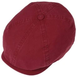 Delave Organic Cotton Flatcap By Stetson -Stetson Speichern Delave Organic Cotton Flatcap by Stetson bordeaux.49737 1rf27
