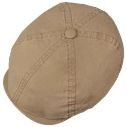 Delave Organic Cotton Flatcap By Stetson -Stetson Speichern Delave Organic Cotton Flatcap by Stetson dunkelbeige.49737 1rf48