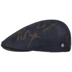 Denim Lettering Flatcap By Lierys -Stetson Speichern Denim Lettering Flatcap by Lierys denim.61572 rf38