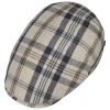 Deramont Check Leinen Flatcap By Alfonso DEste -Stetson Speichern Deramont Check Leinen Flatcap by Alfonso D Este beige.61683 1rf15