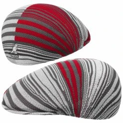 Digital Stripes 507 Flatcap By Kangol -Stetson Speichern Digital Stripes 507 Flatcap by Kangol grau rot.65197 rf181