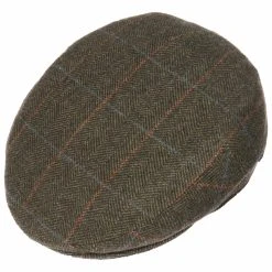 Stetson Speichern -Stetson Speichern Flatcap mit Karomuster by Lipodo oliv.40304 1rf14