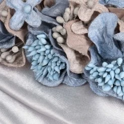 Flower Headband By Seeberger -Stetson Speichern Flower Headband by Seeberger hellblau.53286 5rf9