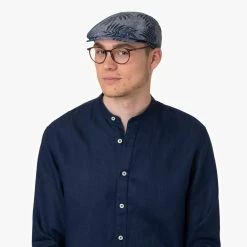 Flower Print Driver Flatcap By Lierys -Stetson Speichern Flower Print Driver Flatcap by Lierys.60792 8