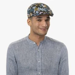 Happy Leaves Flatcap By Lierys -Stetson Speichern Happy Leaves Flatcap by Lierys.58831 8