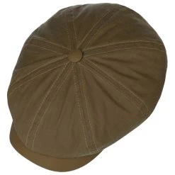 Hatteras Classic Waxed Cotton Flatcap By Stetson