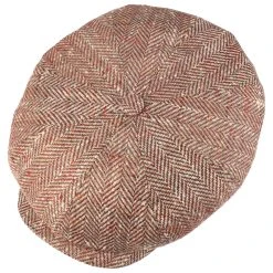 Hatteras Herringbone Silk Flatcap By Stetson -Stetson Speichern Hatteras Herringbone Silk Flatcap by Stetson rot.54986 1rf3