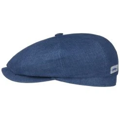 Hatteras Uni Sustainable Linen Flatcap By Stetson -Stetson Speichern Hatteras Uni Sustainable Linen Flatcap by Stetson blau.64089 rf2