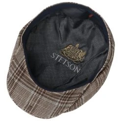 Hatteras Wool Silk Check Flatcap By Stetson -Stetson Speichern Hatteras Wool Silk Check Flatcap by Stetson braun.60712 2rf11