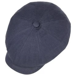 Hatteras Worker Leinen Flatcap By Stetson