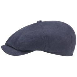 Hatteras Worker Leinen Flatcap By Stetson -Stetson Speichern Hatteras Worker Leinen Flatcap by Stetson blau.60988 rf2