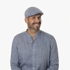 Herringbone Flatcap By Hammaburg -Stetson Speichern Herringbone Flatcap by Hammaburg.60150 8