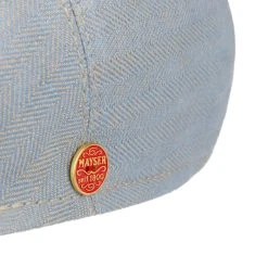 Herringbone Leinen Flatcap By Mayser -Stetson Speichern Herringbone Leinen Flatcap by Mayser hellblau.62112 4rf9