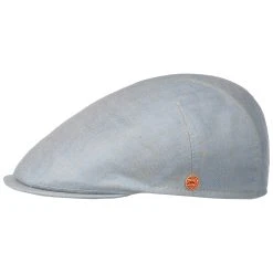 Herringbone Leinen Flatcap By Mayser -Stetson Speichern Herringbone Leinen Flatcap by Mayser hellblau.62112 rf9