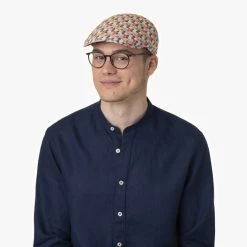 Hexagon Flatcap By Lierys -Stetson Speichern Hexagon Flatcap by Lierys.62126 8