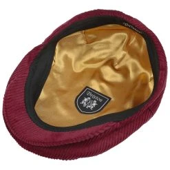 Hooligan Cord Flatcap By Brixton -Stetson Speichern Hooligan Cord Flatcap by Brixton dunkelrot.55396 2rf171