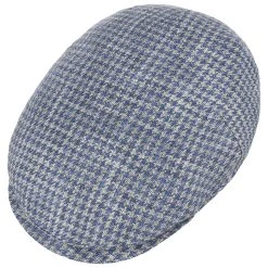Houndstooth Summer Flatcap By Borsalino