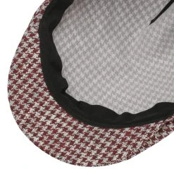 Houndstooth Summer Flatcap By Borsalino -Stetson Speichern Houndstooth Summer Flatcap by Borsalino bordeaux.62361 2rf27
