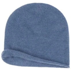 Kaschmir Beanie Mit Rollrand By Seeberger -Stetson Speichern Kaschmir Beanie mit Rollrand by Seeberger blau.45919 1rf2