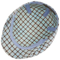 Kent Bolcott Check Flatcap By Stetson -Stetson Speichern Kent Bolcott Check Flatcap by Stetson hellblau.57954 2rf9