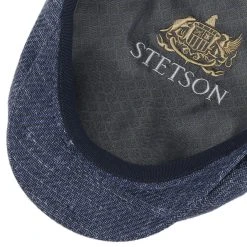 Kent Lester Silk Flatcap By Stetson -Stetson Speichern Kent Lester Silk Flatcap by Stetson blau.60716 2rf2