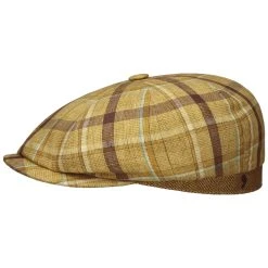 Kyoto Check Flatcap By Alfonso DEste -Stetson Speichern Kyoto Check Flatcap by Alfonso D Este senf.65219 rf68