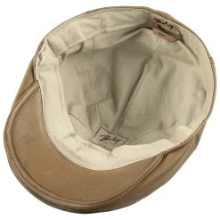 Leder Flatcap By Bailey 1922 -Stetson Speichern Leder Flatcap by Bailey 1922 dunkelbeige.47997 2rf48