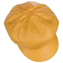 Hutshopping Leinen Ballonmütze Mit Teflon -Stetson Speichern Leinen Ballonmuetze mit Teflon gelb.61900 1rf45