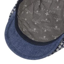 Levaso Check Flatcap By Lierys -Stetson Speichern Levaso Check Flatcap by Lierys dunkelblau.61567 2rf192