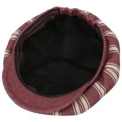 Hutshopping Levoca Stripes Ballonmütze -Stetson Speichern Levoca Stripes Ballonmuetze dunkelrot.61959 2rf171