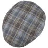 Livano Linen Check Flatcap By Lierys -Stetson Speichern Livano Linen Check Flatcap by Lierys blau.60782 1rf2