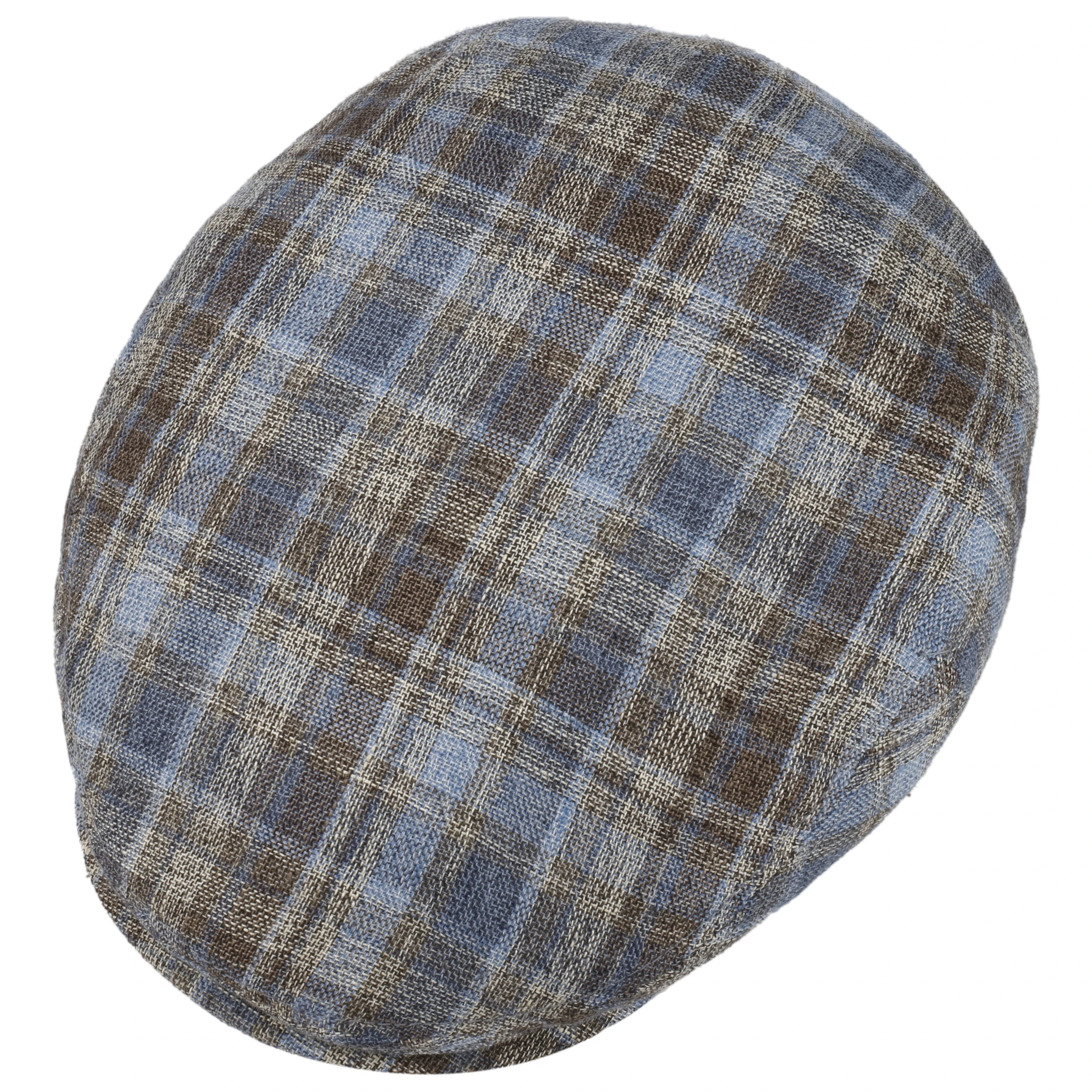 Livano Linen Check Flatcap By Lierys 3 Livano Linen Check Flatcap By Lierys