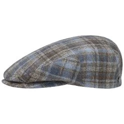 Livano Linen Check Flatcap By Lierys 16 Livano Linen Check Flatcap By Lierys -Stetson Speichern Livano Linen Check Flatcap by Lierys blau.60782 rf2