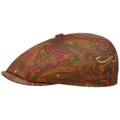 Livelco Paisley Flatcap By Alfonso DEste -Stetson Speichern Livelco Paisley Flatcap by Alfonso D Este oliv.65237 rf14