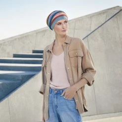 Luna Rainbow Turban By Christine Headwear -Stetson Speichern Luna Rainbow Turban by Christine Headwear.59182 7