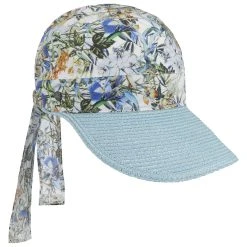 Meloa Flower Bandana Cap By Lierys -Stetson Speichern Meloa Flower Bandana Cap by Lierys denim.61737 rf38