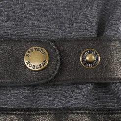 Nappa Waxed Cotton Lederhandschuhe By Stetson -Stetson Speichern Nappa Waxed Cotton Lederhandschuhe by Stetson grau.58978 4rf13