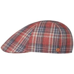 Paddy Check Flatcap By Mayser -Stetson Speichern Paddy Check Flatcap by Mayser rot.62096 rf3